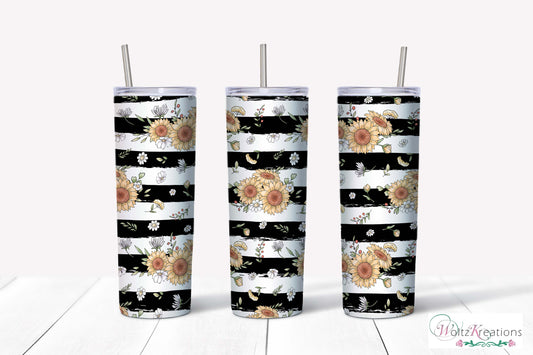 Sunflower 20 oz Skinny Tumbler